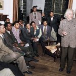 Einstein Teaching Black Student