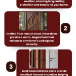 Solid Wood Entrance Doors