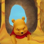 pooh eating honey