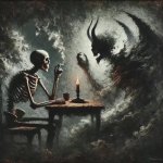 Skeleton and Devil
