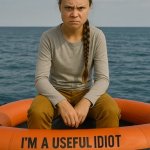 Grumpy Greta shipwrecked