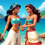 Jasmine and Moana