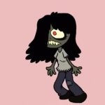 goth zombie GIF Template