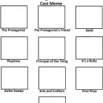 Baldi's Basics Cast Meme