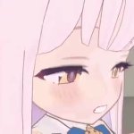 Misono Mika hitting you with a frying pan GIF Template