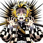 zenitsu freaked out