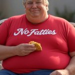Donald Trump obese TACO no fatties fatty