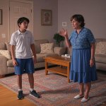 Mom and Son Arguing
