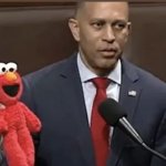 Hakeem Jeffries and Elmo meme