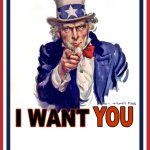 I WANT YOU!