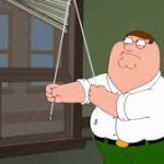 Peter Griffin window shade