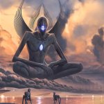 God meditating