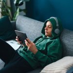 gaming on couch