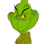 mischievous grinch template