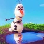 Looks in puddle
