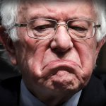 Breadline Bernie Sanders sulking