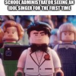 if you want to understand this meme go search Akihiko Kondo | FOOTAGE OF A JAPANESE SCHOOL ADMINISTRATOR SEEING AN IDOL SINGER FOR THE FIRST TIME | image tagged in gifs,funny memes,funny,memes,batman,simp | made w/ Imgflip video-to-gif maker