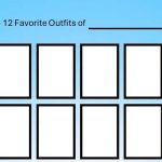 top 12 favorite outfits of blank