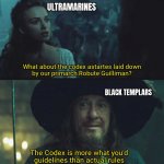 W40K Codex Guidelines