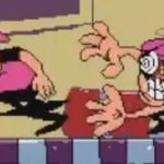 Peppino angry at fake peppino