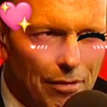 Kawaii Tony Abbott Wink