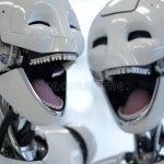 Laughing robots