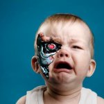 Crybaby AI cyborg