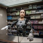 Robot store clerk