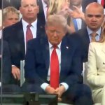 Hegseth, Trump & Melania, bored rigid at Trump's vanity parade