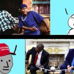 maga npc double damn meme
