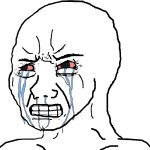 Troll crying