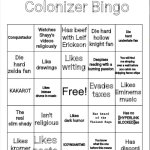 Christopher Colonizer bingo template