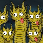 Hydra with 6 silly heads