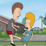 beavis butthead nut kick | ME KICKING ANXIETY'S ASS | image tagged in beavis butthead nut kick | made w/ Imgflip meme maker
