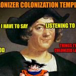 Colonizer Announcement template