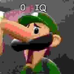 0 iq luigi meme