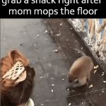 Slip and slide | You sneaking down to 
grab a snack right after 
mom mops the floor | image tagged in gifs,snacks,slippery,wet floor,sneaking | made w/ Imgflip video-to-gif maker