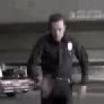 Terminator 2 running meme GIF Template