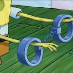 Spongebob Big Cuffs Small Hands