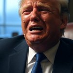 Trump crying