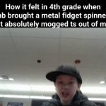 everything j once was is now gone | How it felt in 4th grade when hb brought a metal fidget spinner that absolutely mogged ts out of mine | image tagged in gifs,sad,fidget spinner,fidget spinners,funny,school | made w/ Imgflip video-to-gif maker