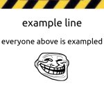 example line