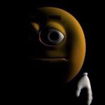 Emoji in darkness template