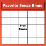 favorite songs bingo