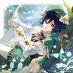 Happy Birthday Venti! 16-06-2025 | image tagged in venti birthday art,genshin impact,happy birthday | made w/ Imgflip meme maker
