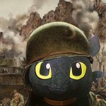 Toothless 1000 yard stare template