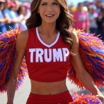 Kristi Noem Cheerleader Trump parade