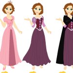 Rapunzel's Wardrobe and Hairstyle