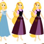 Rapunzel's Wardrobe and Hairstyle