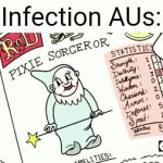 Please laugh | Infection AUs: | image tagged in gifs,please laugh | made w/ Imgflip video-to-gif maker